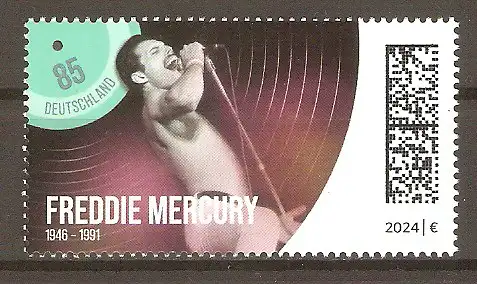 Briefmarke BRD Mi.Nr. 3851 ** Freddie Mercury / Britischer Sänger und Komponist #