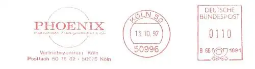 Freistempel B66 1091 Köln - PHOENIX Pharmahandel - Vertriebszentrum Köln (#1129)