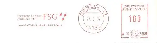 Freistempel A10 2369 Berlin - FSG Frankfurter Siedlungsgesellschaft mbH (#1139)