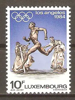 Briefmarke Luxemburg Mi.Nr. 1104 ** Olympische Sommerspiele Los Angeles 1984 / Der Wettlauf #