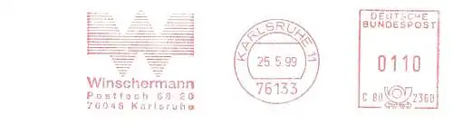 Freistempel C80 2360 Karlsruhe - Winschermann (#1289)