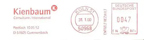 Freistempel C04 0671 Köln - Kienbaum Consultants International Gummersbach (#1410)