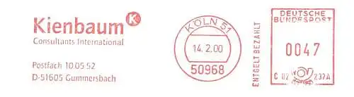 Freistempel C02 232A Köln - Kienbaum Consultants International Gummersbach (#1421)