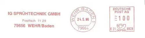 Freistempel E21 8828 Wehr, Baden - IG Sprühtechnik GmbH (#1475)