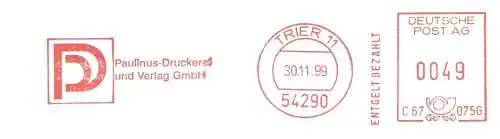 Freistempel C67 075G Trier - Paulinus Druckerei und Verlag GmbH (#1489)