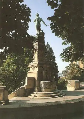 Ansichtskarte Deutschland - Stuttgart / Galatea-Brunnen am Eugensplatz (2714)