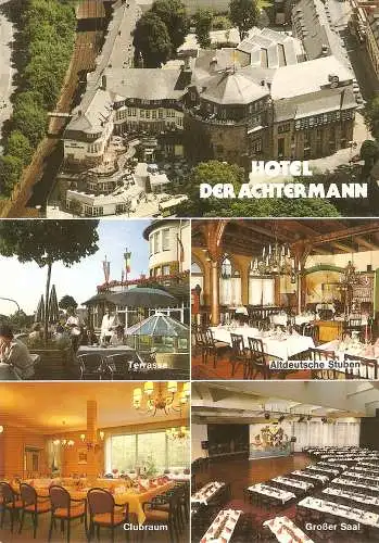 Ansichtskarte Deutschland - Goslar / Hotel Der Achtermann - Aussenansicht und Innenansichten (2718)