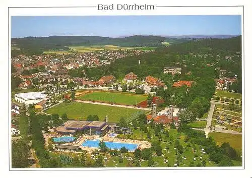 Ansichtskarte Deutschland - Bad Dürrheim / Ortspanorama mit Sole-Heilbad (2719)