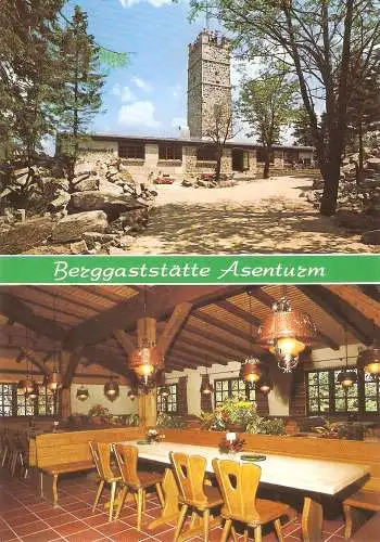 Ansichtskarte Deutschland - Fichtelberg / Berggaststätte Asenturm (2725)