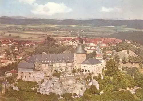 Ansichtskarte Deutschland - Waldeck / Waldeck mit Schloß - Fliegeraufnahme (2742)