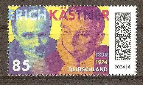 Briefmarke BRD Mi.Nr. 3814 ** 125. Geburtstag von Erich Kästner 2024 / Schriftsteller #