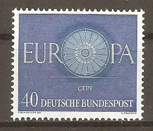 Briefmarke BRD Mi.Nr. 339 ** Europa CEPT 1960 #