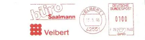 Freistempel F76 7640 Velbert - büro Saalmann Velbert (#1779)