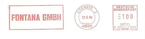 Freistempel E22 1215 Erkrath - FONTANA GMBH (#1782)