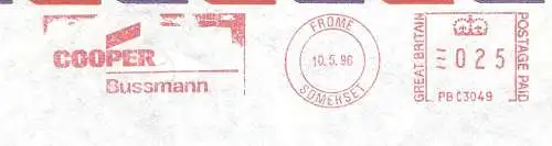 Freistempel Großbritannien PB C3049 Frome / Sommerset - COOPER Bussmann (#1793)