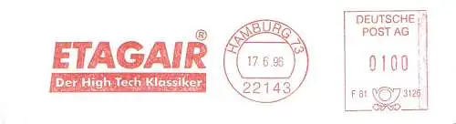 Freistempel F81 3126 Hamburg - ETAGAIR / Der High Tech Klassiker (#1895)