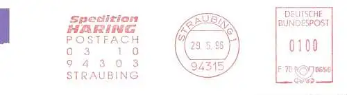 Freistempel F70 0650 Straubing - Spedition HÄRING (#1909)