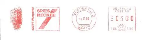 Freistempel E84 5116 Wuppertal - SPIES HECKER (#1914)