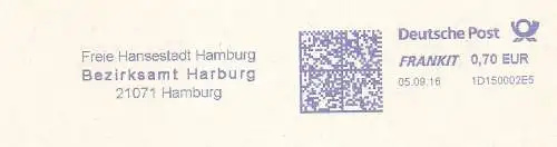 Freistempel 1D150002E5 Hamburg - Freie Hansestadt Hamburg / Bezirksamt Harburg (#1952)