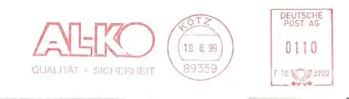 Freistempel F70 3900 Kötz - AL-KO / Qualität + Sicherheit (#2027)