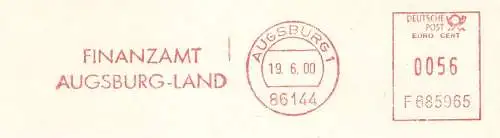 Freistempel F685965 Augsburg - Finanzamt Augsburg-Land (#2032)