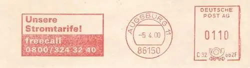 Freistempel C32 662F Augsburg - Unsere Stromtarife ! (#2043)