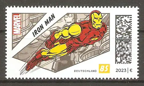 Briefmarke BRD Mi.Nr. 3784 ** Superhelden 2023 / Iron Man #