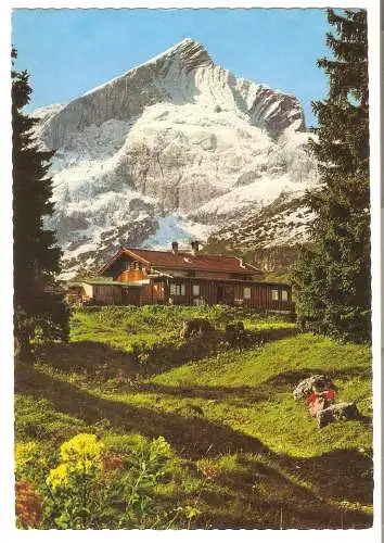 Ansichtskarte Deutschland - Garmisch-Partenkirchen - Kreuzalm (1600m) am Kreuzeck (2761)