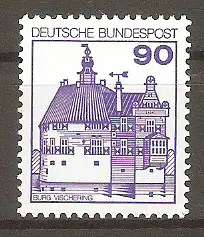 Briefmarke BRD Mi.Nr. 997 ** Burgen und Schlösser 1978 / Burg Vischering #