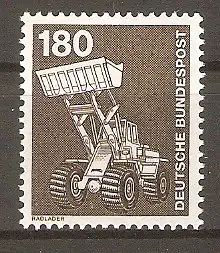 Briefmarke BRD Mi.Nr. 993 ** Industrie und Technik 1978 / Radlader #