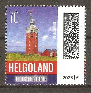 Briefmarke BRD Mi.Nr. 3774 ** Leuchttürme 2023 /  Leuchtturm Helgoland #