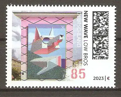 Briefmarke BRD Mi.Nr. 3758 ** Street Art 2023 / Wandmalerei „New Wave“ von „Low Bros“ #