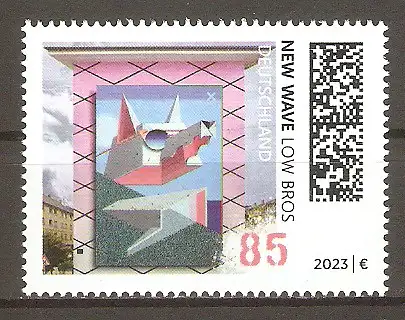 Briefmarke BRD Mi.Nr. 3758 ** Street Art 2023 / Wandmalerei „New Wave“ von „Low Bros“ #