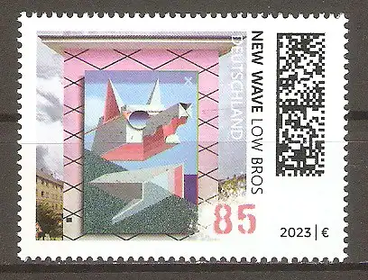 Briefmarke BRD Mi.Nr. 3758 ** Street Art 2023 / Wandmalerei „New Wave“ von „Low Bros“ #