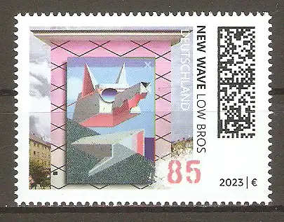 Briefmarke BRD Mi.Nr. 3758 ** Street Art 2023 / Wandmalerei „New Wave“ von „Low Bros“ #