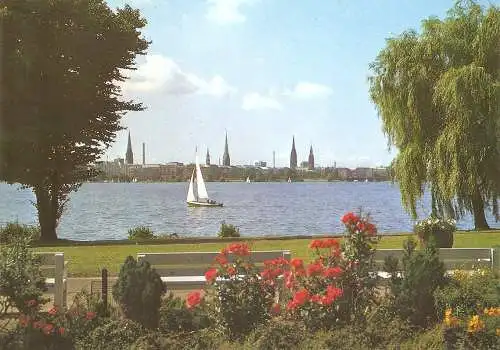 Ansichtskarte Deutschland - Hamburg - Außenalster (2809)