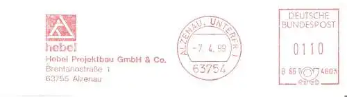 Freistempel B66 4603 Alzenau - Hebel Projektbau GmbH & Co. (#2207)