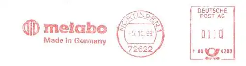 Freistempel F66 4280 Nürtingen - metabo - Made in Germany (#2230)