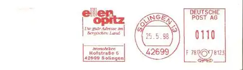 Freistempel F78 8123 Solingen - ellen opitz Immobilien - Die gute Adresse im bergischen Land (#2249)