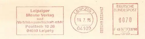 Freistempel F68 3798 Leipzig - Leipziger Messe Verlag und Vertriebsgesellschaft mbH (#2285)