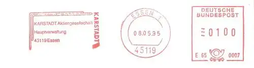 Freistempel E65 0007 Essen - KARSTADT Hauptverwaltung (#2319)