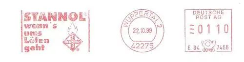 Freistempel E84 7455 Wuppertal - STANNOL wenn's ums Löten geht (#2324)