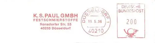 Freistempel Düsseldorf - K. S. PAUL GMBH Festschmierstoffe (#2335)