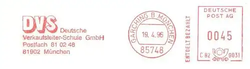 Freistempel C82 903I Garching b München - DVS Deutsche Verkaufsleiter Schule GmbH (#2384)