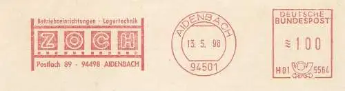 Freistempel H01 5564 Aidenbach - ZOCH Betriebseinrichtungen Lagertechnik (#2395)