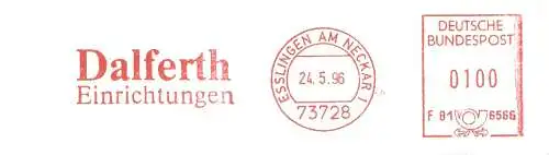 Freistempel F81 6566 Esslingen am Neckar - Dalferth Einrichtungen (#2399)