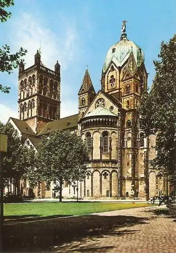 Ansichtskarte Deutschland - Neuss am Rhein - Quirinus Münster (2841)