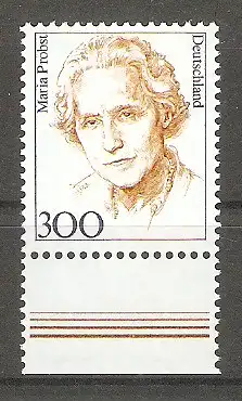 Briefmarke BRD Mi.Nr. 1956 ** Frauen der deutschen Geschichte 1997 / Maria Probst (Politikerin) #