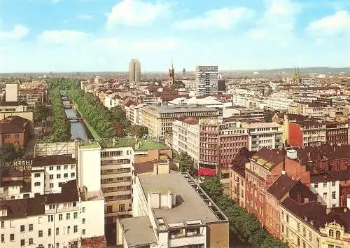 Ansichtskarte Deutschland - Düsseldorf - Königsallee und City (2861)