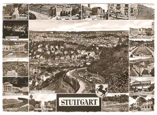 Ansichtskarte Deutschland - Stuttgart - Mehrbildkarte (2864)